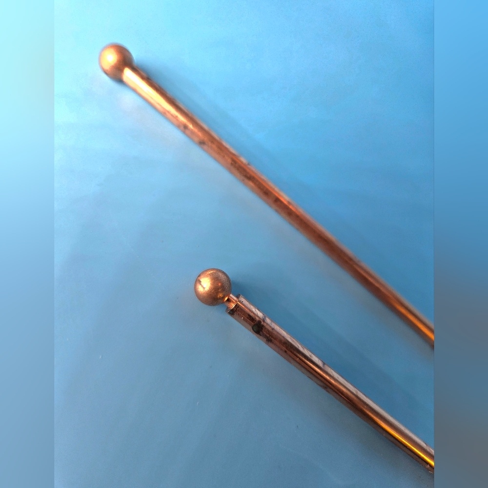 Pair Of Copper Dowsing Rods In Original Box And Packaging - Picture 3 of 4
